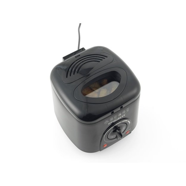Progress EK2969PBLKVDE Compact Deep Fat Fryer