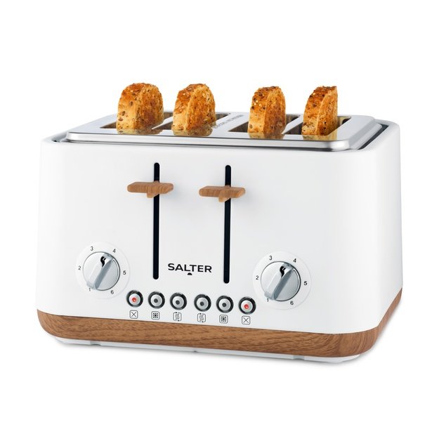 Salter EK5823WHTVDE Toronto  4-Slice Toaster