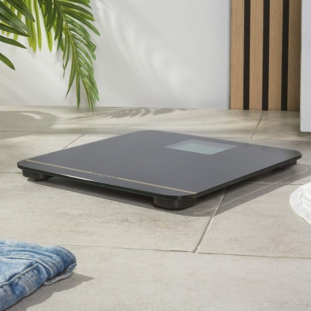 Salter 9075 BGFEU12 Max Electronic Bathroom Scale, Black/Gold