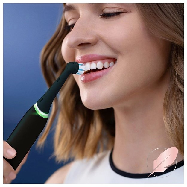 O gentle cleaning set of 2, brush head (black)