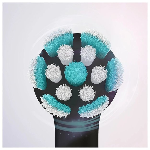 O gentle cleaning set of 2, brush head (black)