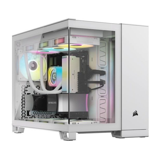 Corsair 2500X RGB Micro Tower White
