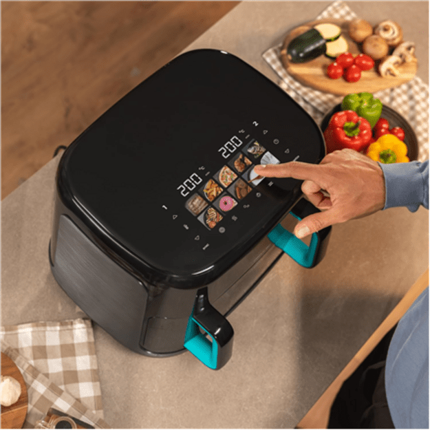 Cecotec Double hot air fryer | Cecofry&Grill Smokin Prime 11000 | Power 2800 W | Capacity 11 L | Black