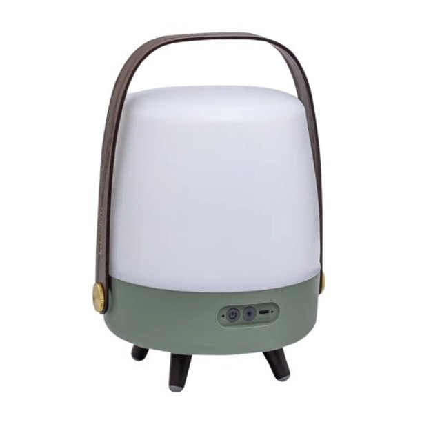 Kooduu Lite-up PLAY Mini Mono portable speaker Green, White, Wood 8 W