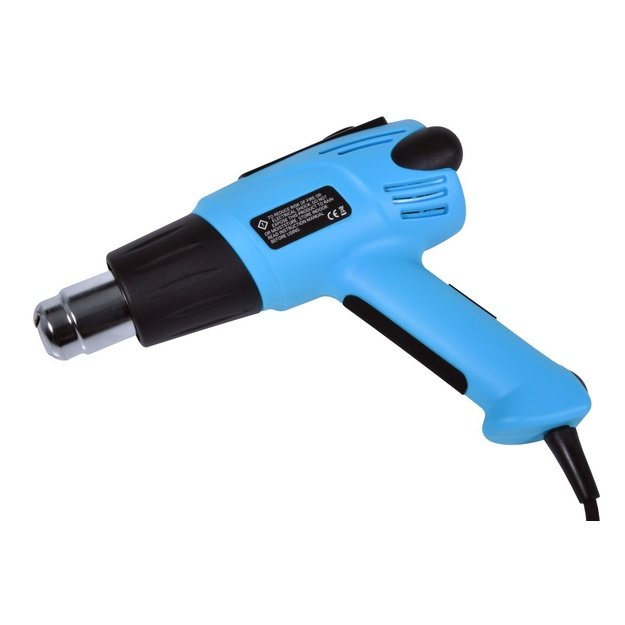Alphacool 10178 heat gun Hot air gun 650 &deg;C 2000 W Black, Blue