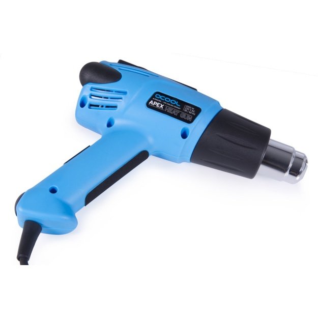 Alphacool 10178 heat gun Hot air gun 650 &deg;C 2000 W Black, Blue