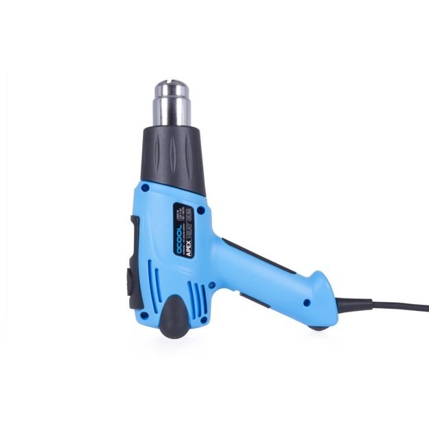 Alphacool 10178 heat gun Hot air gun 650 &deg;C 2000 W Black, Blue
