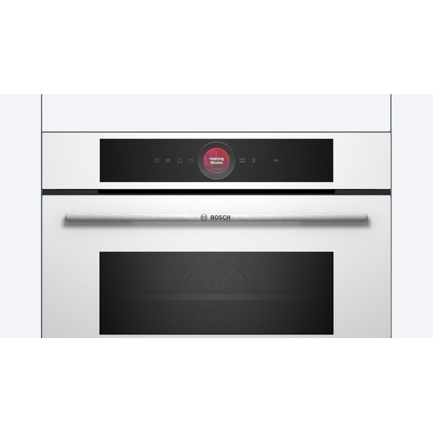 Įmontuojama kompakti&scaron;ka orkaitė, Bosch CMG7241W1, su mikrobangų funkcija