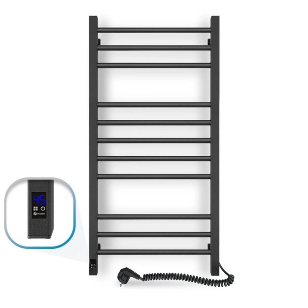 Rank&scaron;luosčių džiovintuvas Navin Classic Quadro 500x1000 Sensor juodas de&scaron;inė 12-216053-5010