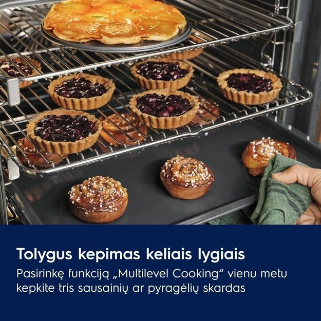 Įmontuojama orkaitė Electrolux 500 serija, SurroundCook su SteamBake, KODEF70BZ