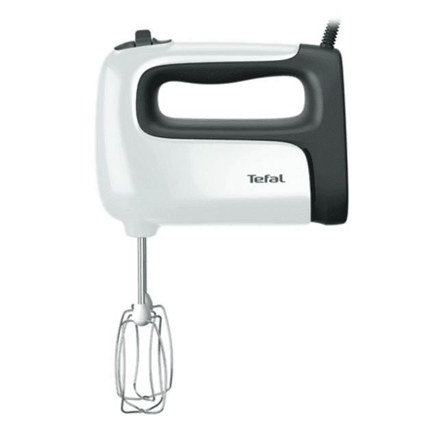TEFAL | Hand mixer | HT460138 Prep Mix | 500 W | Hand Mixer | Number of speeds 5 | Turbo mode | White/Grey