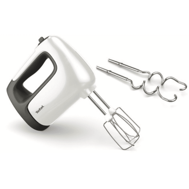 TEFAL | Hand mixer | HT460138 Prep Mix | 500 W | Hand Mixer | Number of speeds 5 | Turbo mode | White/Grey