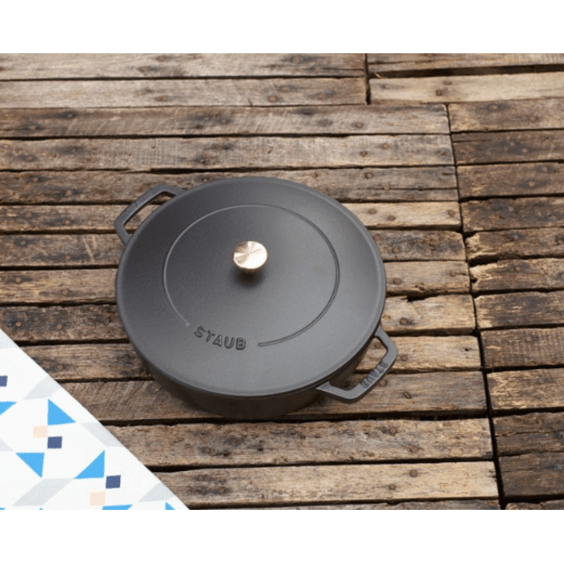 Deep frying pan with lid STAUB 28 cm 40511-472-0