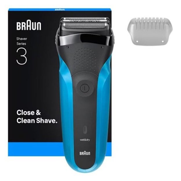 Braun Series 3 310s Foil shaver Trimmer Black, Blue