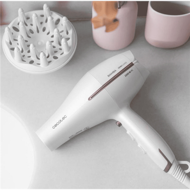 Cecotec Hair Dryer | IoniCare 5300 Maxi Aura | 2200 W | Number of temperature settings 3 | Ionic function | Diffuser nozzle | Wh
