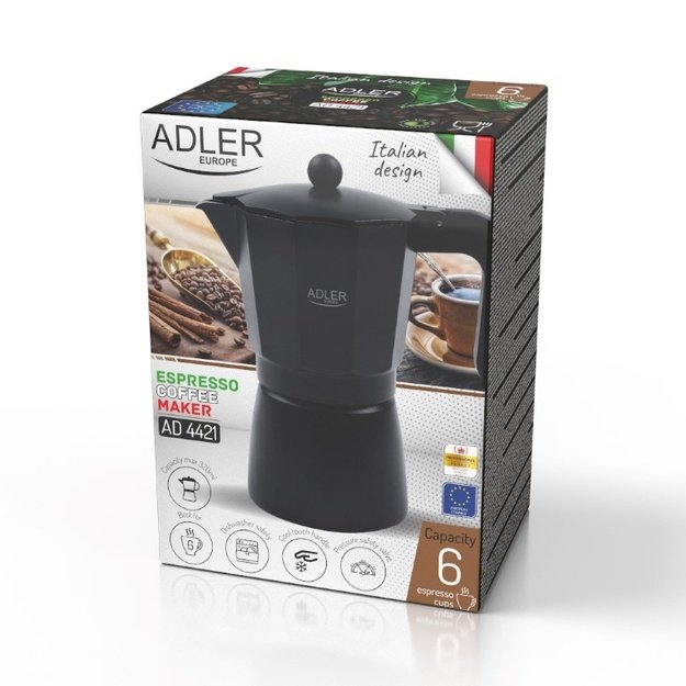 Adler | Espresso Coffee Maker | AD 4421 | Black