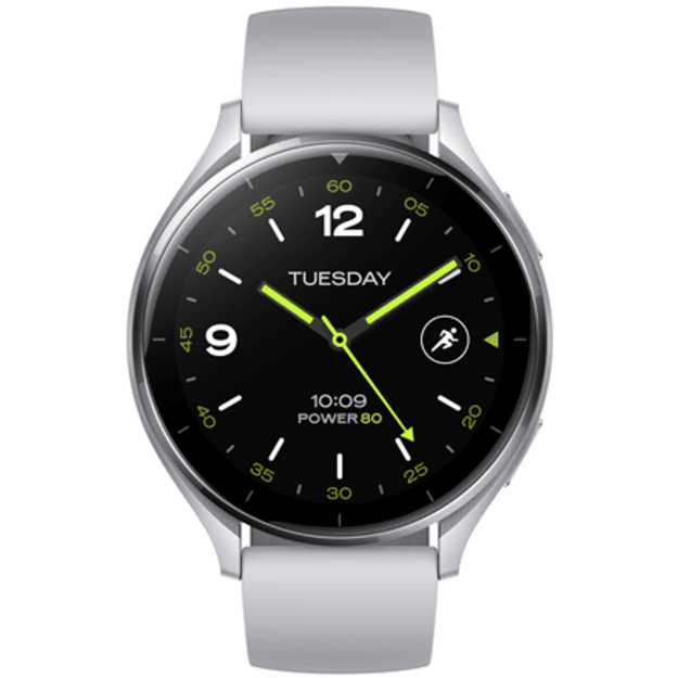 Xiaomi Watch 2 3.63 cm (1.43 ) AMOLED 46 mm Digital 466 x 466 pixels Touchscreen Silver Wi-Fi GPS (satellite)