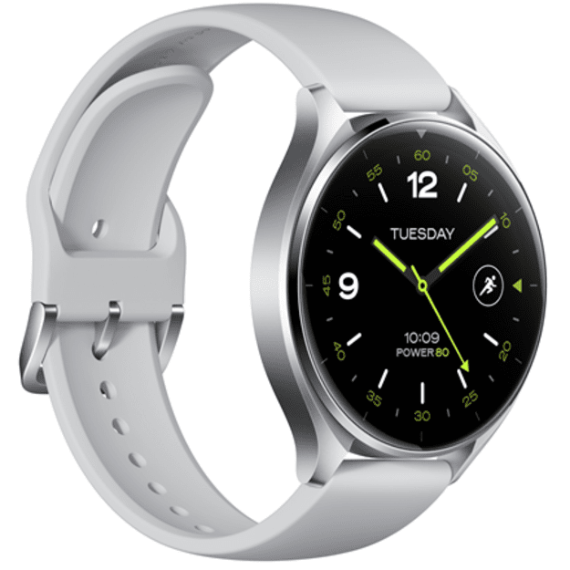 Xiaomi Watch 2 3.63 cm (1.43 ) AMOLED 46 mm Digital 466 x 466 pixels Touchscreen Silver Wi-Fi GPS (satellite)