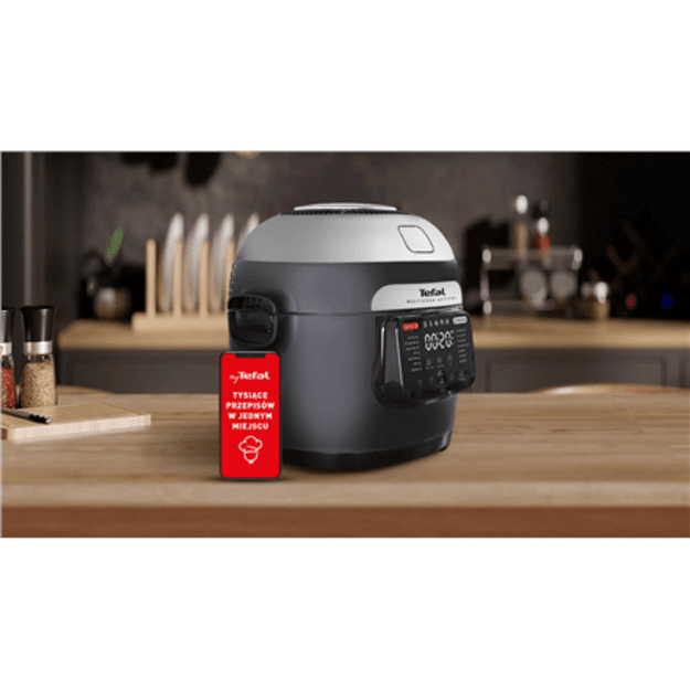 TEFAL Air Fryer and Multicooker | MY741CF0 Actifry | Power 1334 W | Capacity 6 L | Black/Silver