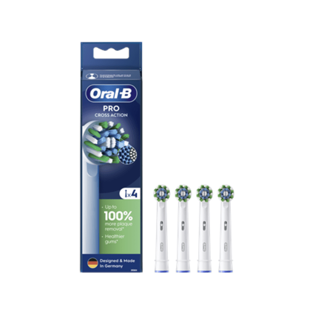 Oral-B | Toothbrush Heads | Cross Action Pro | Heads | For adults | Number of brush heads included 4 | Number of teeth brushing 
