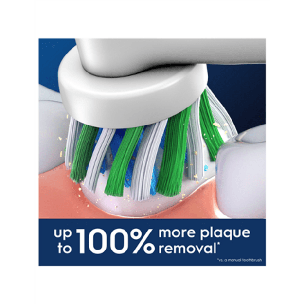 Oral-B | Toothbrush Heads | Cross Action Pro | Heads | For adults | Number of brush heads included 4 | Number of teeth brushing 