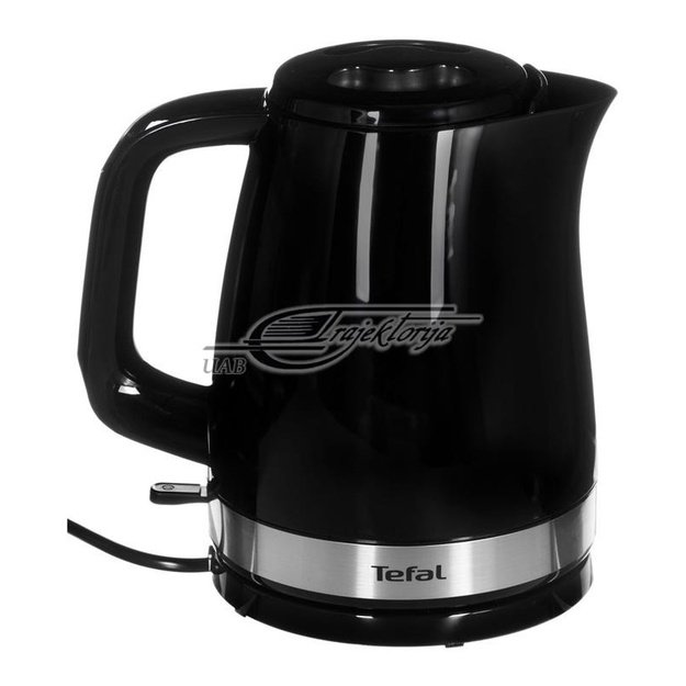 TEFAL | Kettle | KO150F30 Delfini Vision | Electric | 2400 W | 1.5 L | Plastic | 360&deg; rotational base | Black