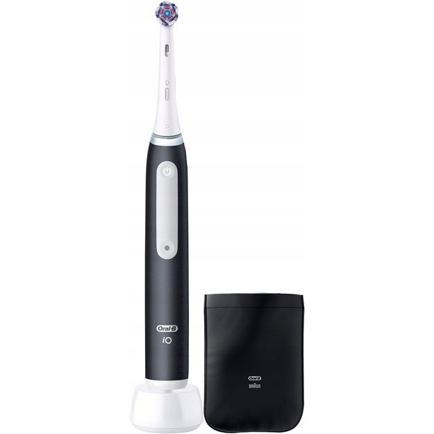 Oral-B iO White Clean Electric toothbrush, Black/White | Oral-B