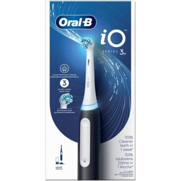 Oral-B iO Series 3N Elektrinis dantų &scaron;epetėlis, Matte Black