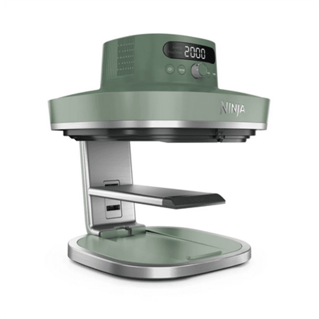 NINJA 5-in-1 XL Glass Air Fryer | AS090EUGN Crispi Pro | Power 2050 W | Capacity 5.7 L | Moss Green