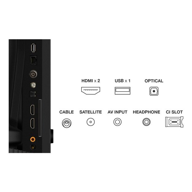 TCL S59K 43S59K TV 109.2 cm (43 ) Full HD Smart TV Wi-Fi Metallic