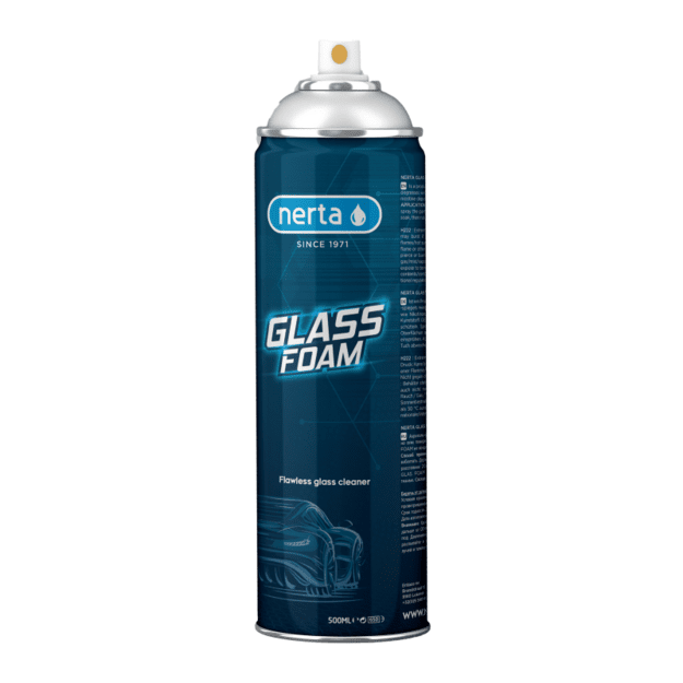 Putos automobilių stiklų valymui NERTA GlassFoam 500 ml