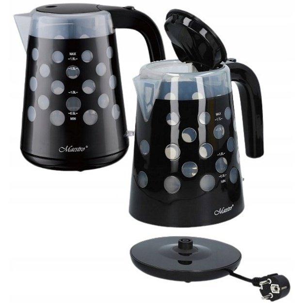 Electric kettle 1.7L 2200W MR-045-BLACK MAESTRO