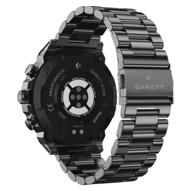 Garett Atom Smartwatch Black steel