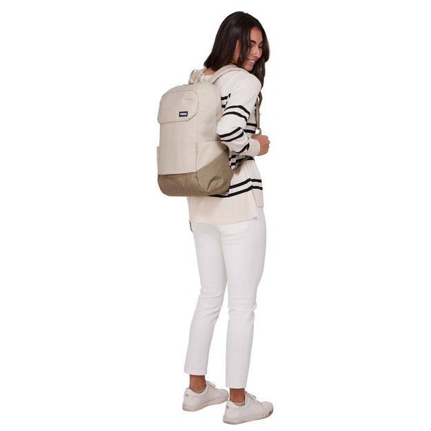 Thule Lithos TLBP216 Pelican backpack Casual backpack Cream, Brown Polyester