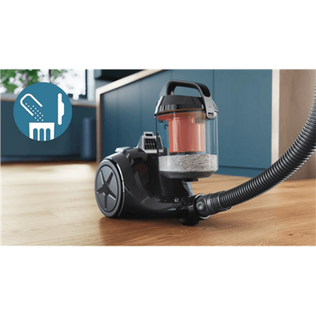 Philips | Vacuum cleaner | XB1142/10 1000 series | Bagless | Power 800 W | Dust capacity 1.3 L | Rich black/Coral moody
