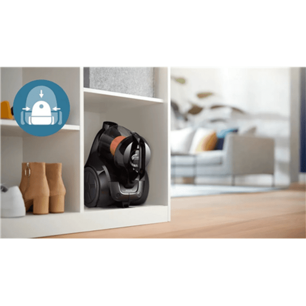 Philips | Vacuum cleaner | XB1142/10 1000 series | Bagless | Power 800 W | Dust capacity 1.3 L | Rich black/Coral moody