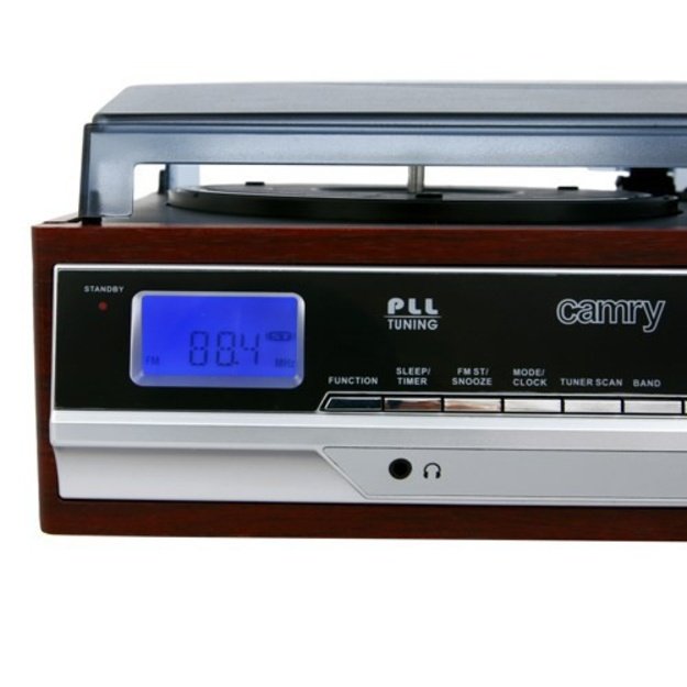Camry | Turntable with radio | CR 1113 | AUX in | Brown