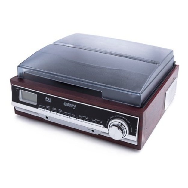 Camry | Turntable with radio | CR 1113 | AUX in | Brown