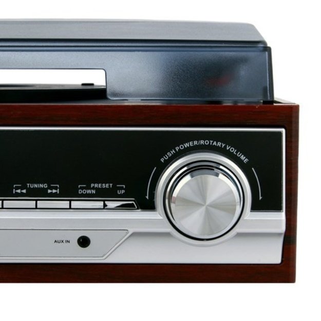 Camry | Turntable with radio | CR 1113 | AUX in | Brown