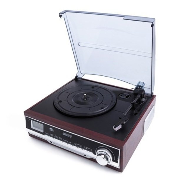 Camry | Turntable with radio | CR 1113 | AUX in | Brown
