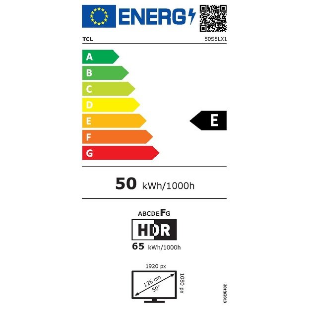 TCL S5L 50S5L TV 127 cm (50 ) 4K Ultra HD Smart TV Wi-Fi Black 300 cd/m&sup2;