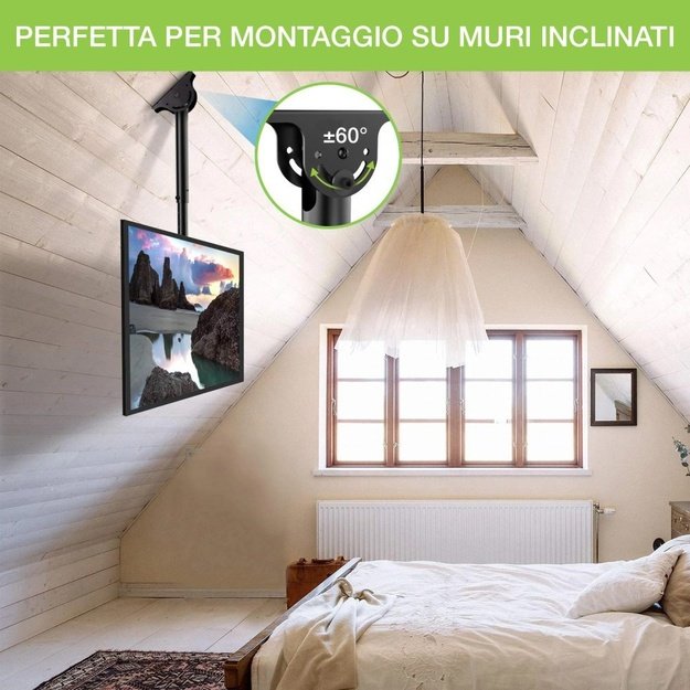 LED/LCD TV Ceiling Mount 23-42 inch 50kg 1060-1560 mm