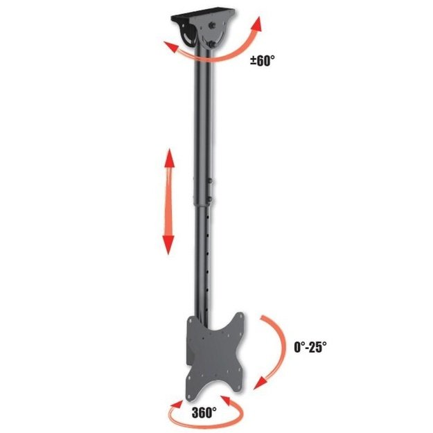 LED/LCD TV Ceiling Mount 23-42 inch 50kg 1060-1560 mm