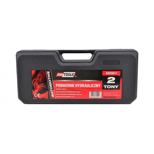 AWTOOLS HYDRAULIC JACK  FROG  2 TONS 135 - 335mm, CASE
