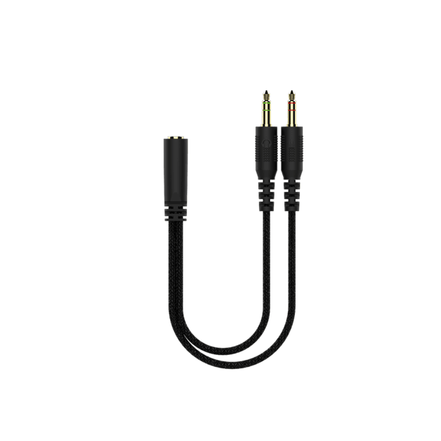 DH320 laidinės žaidimų ausinės DELTACO GAMING, i&scaron; odos, 3.5mm jungtis, garsumo ir nutildymo mikrofono valdikliai / GAM-190 