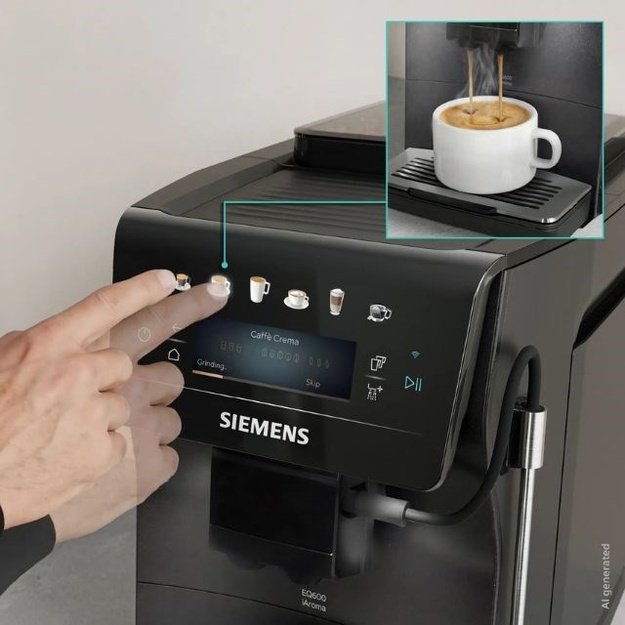 Siemens EQ600 iAroma TP603E08 15 bar espresso machine