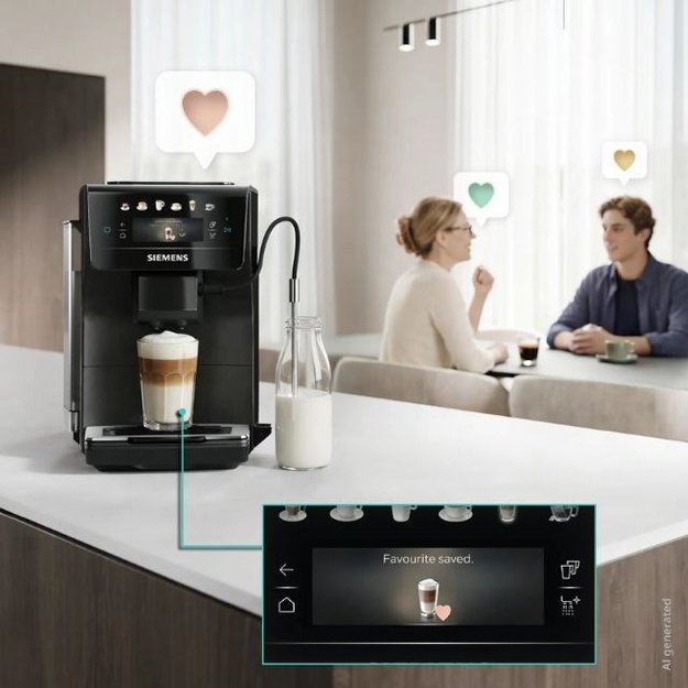 Siemens EQ600 iAroma TP603E08 15 bar espresso machine