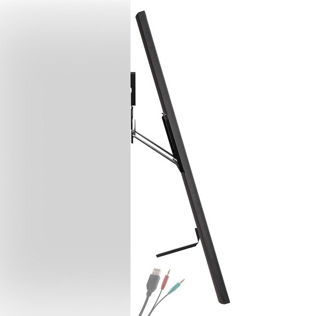Maclean MC-481 Ultra Flat Slim TV Wall Mount Bracket Holder for 37-80  Flat Curved up to 75kg Max. VESA 600x400 Universal TV