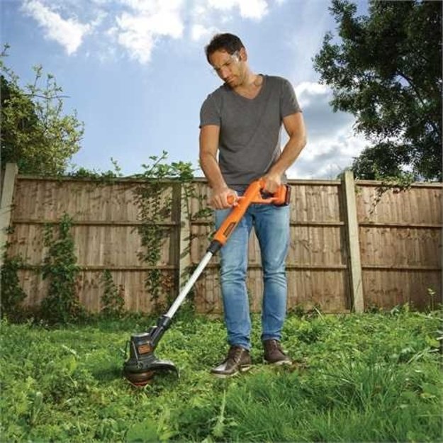 BLACK & DECKER Lawnmower - trimmer ST182320-QW, 18V, 1x2.0 Ah | Cordless