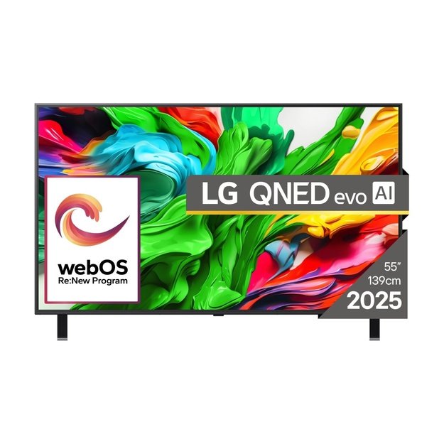 LG QNED AI 55QNED85A3C TV 139.7 cm (55 ) 4K Ultra HD Smart TV Wi-Fi Black